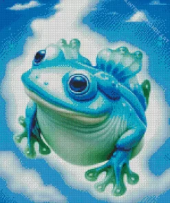 Blue Frog Diamond Painting