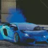 Blue Galaxy Lamborghini Diamond Painting