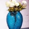 Blue Glass Flowers Vase Diamond Painting