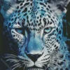 Blue Jaguar Animal Diamond Painting