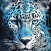 Blue Jaguar Animal Diamond Painting