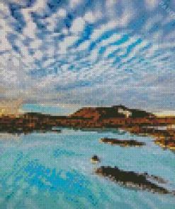 Blue Lagoon Iceland Diamond Painting