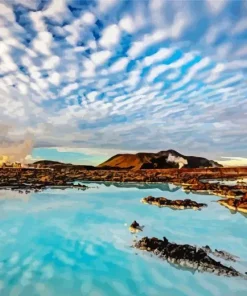 Blue Lagoon Iceland Diamond Painting