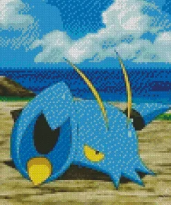 Blue Lobster Pokemon Diamond Painting