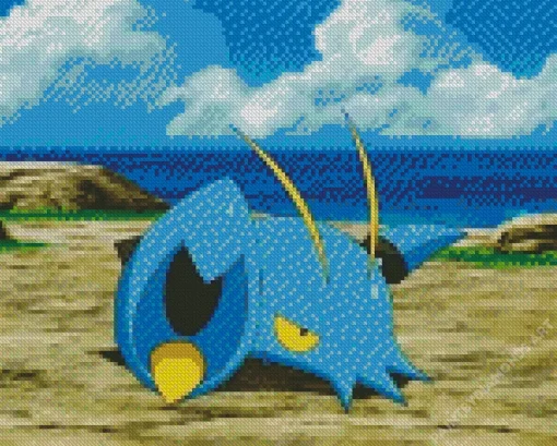 Blue Lobster Pokemon Diamond Painting