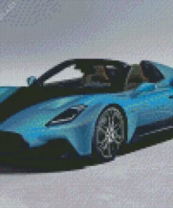 Blue Maserati Mc20 Diamond Painting