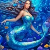 Blue Mermaid Diamond Painting