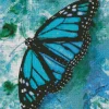 Blue Monarch Butterfly Art Diamond Painting