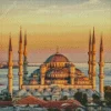 Blue Mosque Diamond Painting