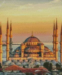 Blue Mosque Diamond Painting