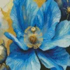 Blue Poppy Diamond Painting