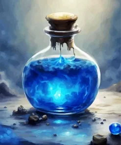 Blue Potion Diamond Painting