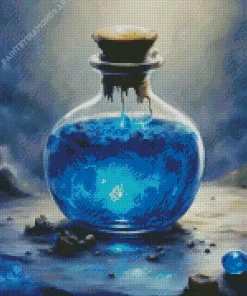 Blue Potion Diamond Painting