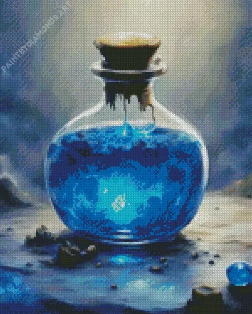 Blue Potion Diamond Painting