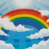 Blue Sky Rainbow Diamond Painting