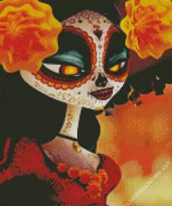 Book Of Life La Muerte Diamond Painting