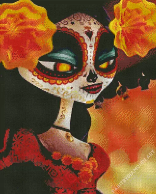 Book Of Life La Muerte Diamond Painting