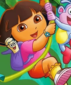 Boots And Dora Diamond Painting