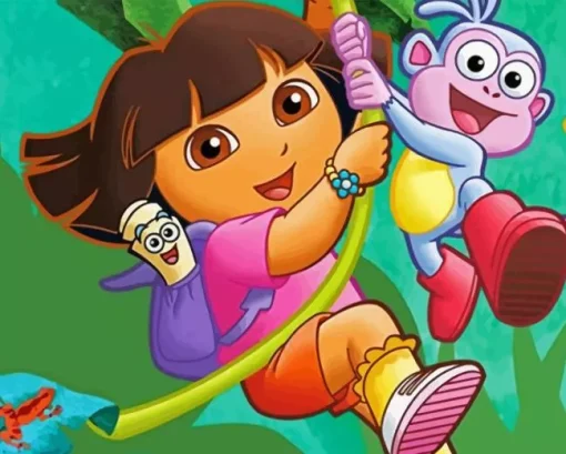 Boots And Dora Diamond Painting