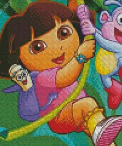 Boots And Dora Diamond Painting