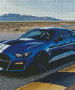 Dark Blue Ford 500 Diamond Painting