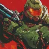 Doomguy Doom Diamond Painting