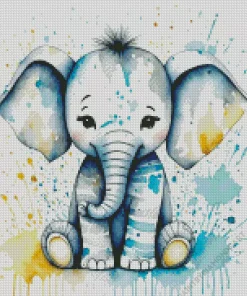 Elephant Nursery Diamond Painting