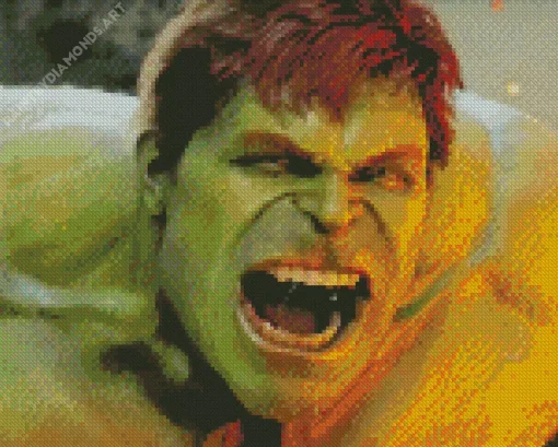 Hulk Screaming Diamond Painting