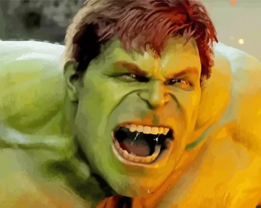 Hulk Screaming Diamond Painting