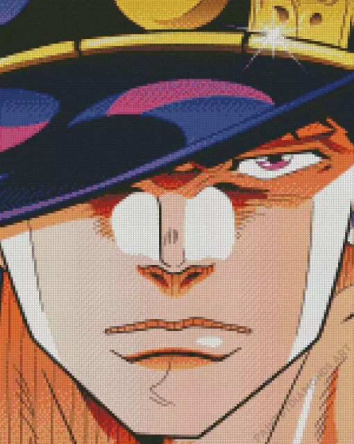 Jotaro Kujo Face Diamond Painting