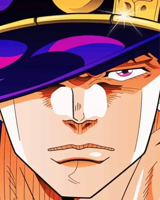 Jotaro Kujo Face Diamond Painting