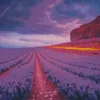 Purple Landscape Diamond Painting