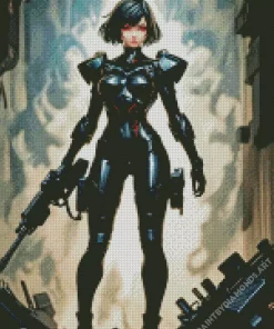 Robocop Girl Diamond Painting