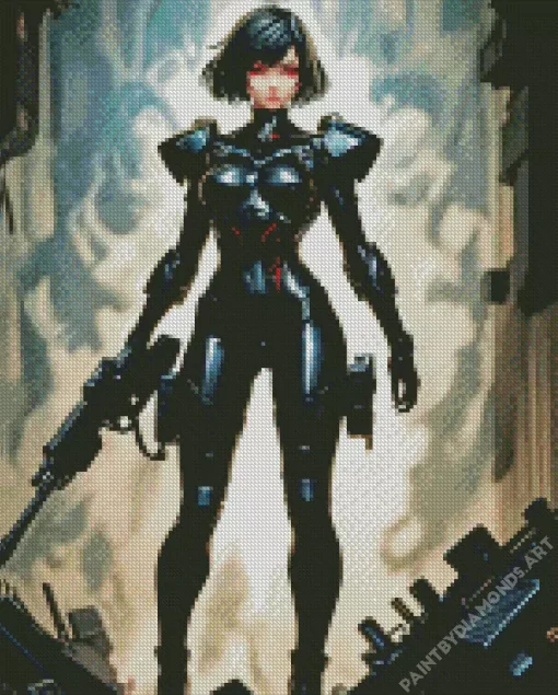 Robocop Girl Diamond Painting