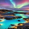 Scenic Blue Lagoon Iceland Diamond Painting