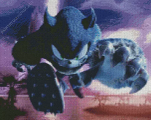 Sonic The Werewolf Diamond Painting