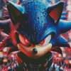 Sonic With Red Eyes Diamond Painting