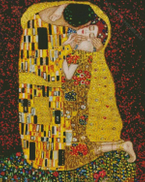 The Kiss By Gustav Klimt Diamond Painting