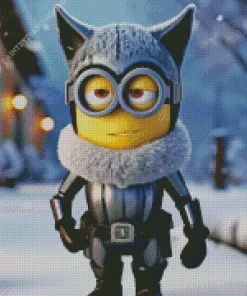 Winter Minion Diamond Painting