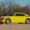 Yellow Charger Daytona Diamond Painting