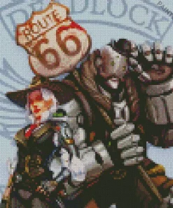 Ashe And Bob From Overwatch Diamond Painting