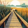 Easy Boardwalk Diamond Painting