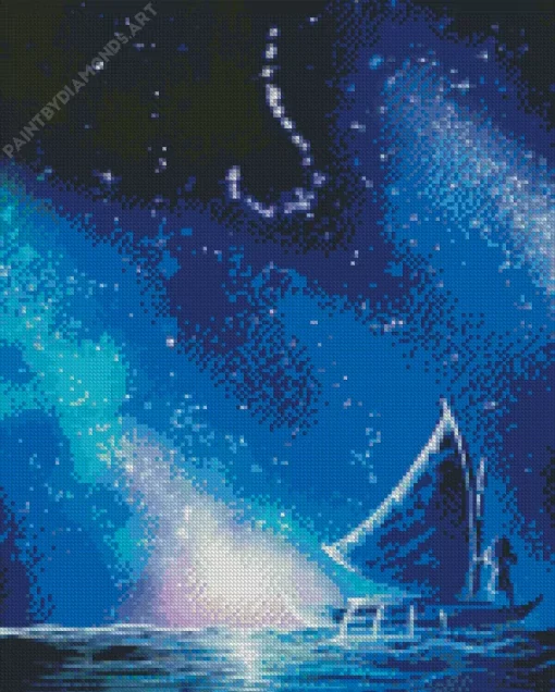 Moana Boat Diamond Painting