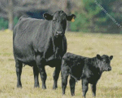 The Aberdeen Angus Diamond Painting