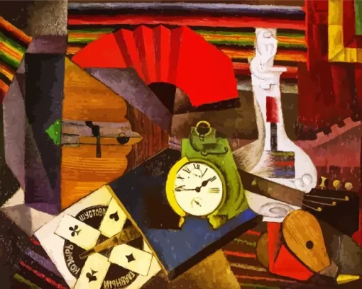 The Alarm Clock Diego Rivera Diamond Painting