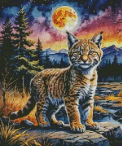 Wild Bobcat Diamond Painting