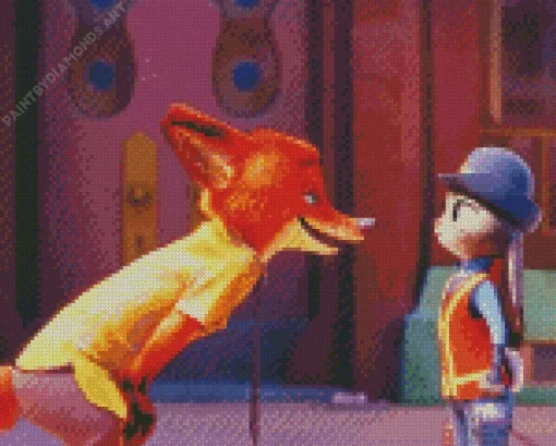 Aesthetic Zootopia Diamond Painting