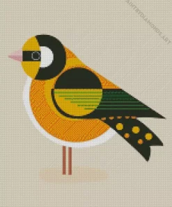 Bird Illustration Diamond Painting