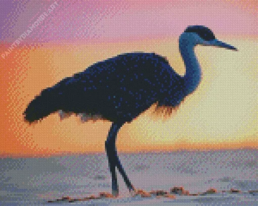 Bird Silhouette Diamond Painting