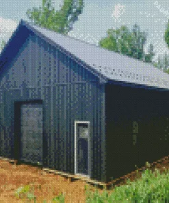 Black Barn Diamond Painting